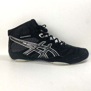 Asics Snapdown Men's Size 13 Black Athletic Wrestling Boxing GYM Shoes J502Y